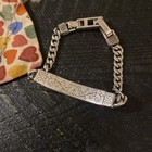 VTG Brighton Chain Link Engraved ID Link  Bracelet& Friends Charm Necklace Set — photo 8