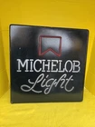 Vintage Michelob Light Square Lighted Beer Sign - Mancave - 18"x 18"