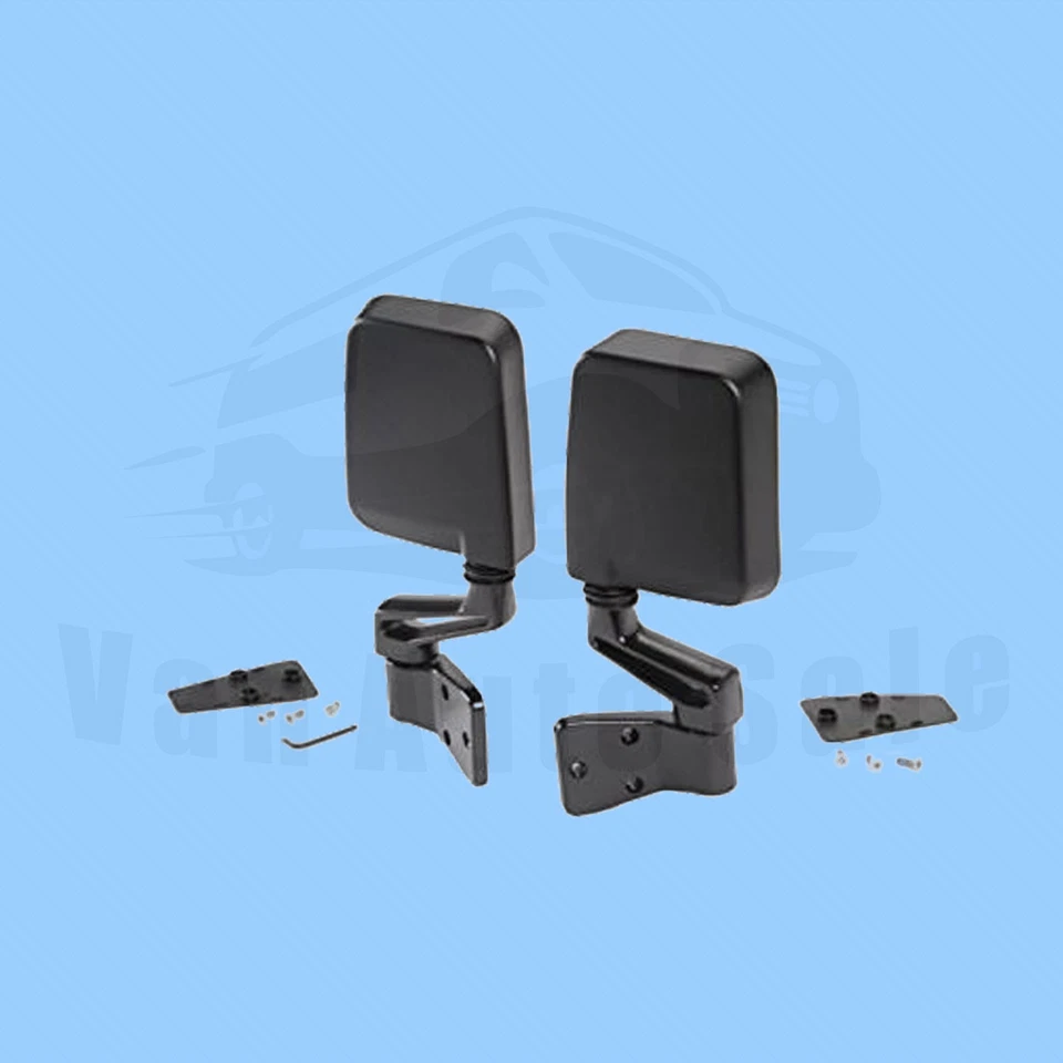 Espejo retrovisor con soportes y herrajes Smittybilt para Jeep Wrangler 1987-2006 Foto 2 de 3