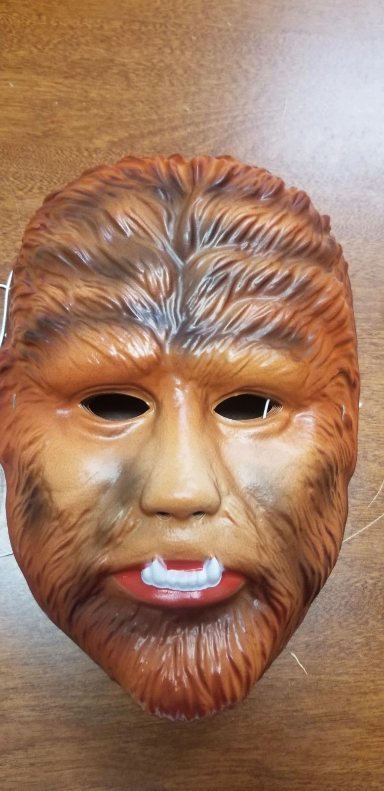 Vintage Wolfman Lon Chaney Jr Halloween Plastic Mask Ben Cooper Style NWT'S!🎃