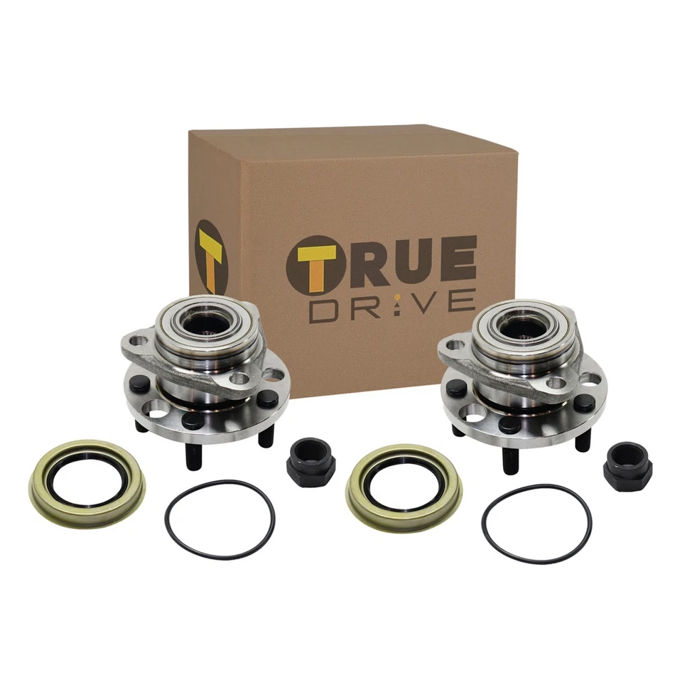 Bujes de rueda para Chevrolet Cavalier 1984-2005 delanteros LH y RH FWD 5 tacos con cojinete Foto 2 de 4