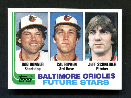 Cal Ripken Jr. Orioles Future Stars Rookie MLB Baseball Card RC #21 1982 Topps