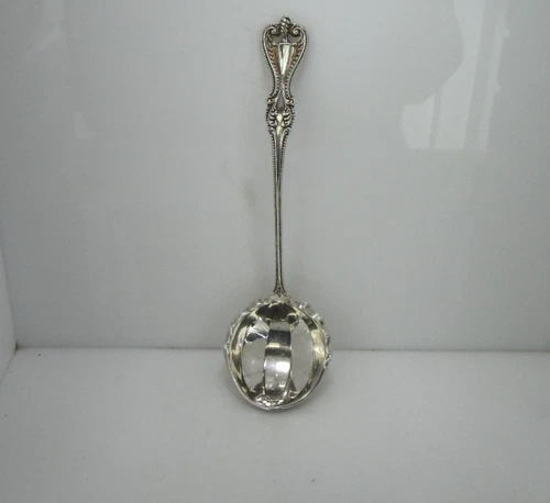 Towle OLD COLONIAL Sauce Spoon Ladle 6 " Sterling Engraved K on Back