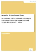 Geb. Musch Gottschalk | Bilanzierung Von PensionsrüCkstellungen Nach Hgb,...