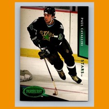 Paul Cavallini #50 1993-94 Parkhurst Emerald Ice Dallas Stars Hockey Card NHL