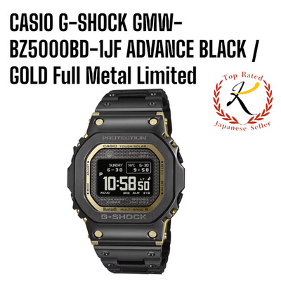 US/DDP】 CASIO G-SHOCK GMW-BZ5000BD-1JF ADVANCE BLACK / GOLD Full