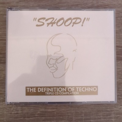SHOOP! - The Definition of Techno Triple CD New and Sealed Gabber, Bouncy Techno