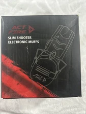 Act Fire 23 NRR Slim Shooter Electronic Shooting Muffs Black
