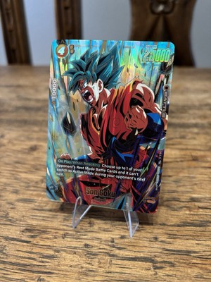 Son Goku SR* Gold Alt Art FB02-119 Dragon Ball Fusion World 1st 