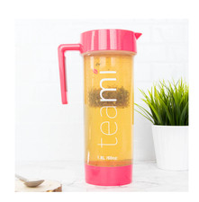 TEAMI Pink 1.8L Fruit Infusion Pitcher | BPA Free Jug with Removable Strainer