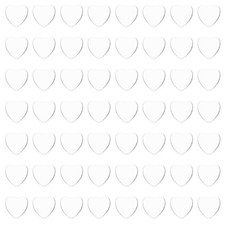 200 Pcs Heart Glass Cabochon for Jewelry Making Cabochons Shaped Pendant Blank