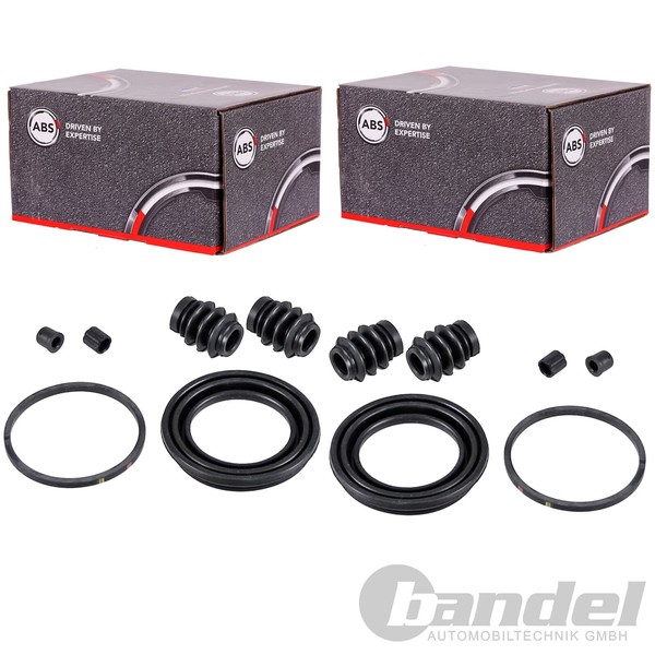 2X A.B.S. Bremssattel RAPARATUR-SATZ Vorne Passend FüR CitroËN C-ELYSEE C4 Hyund-image