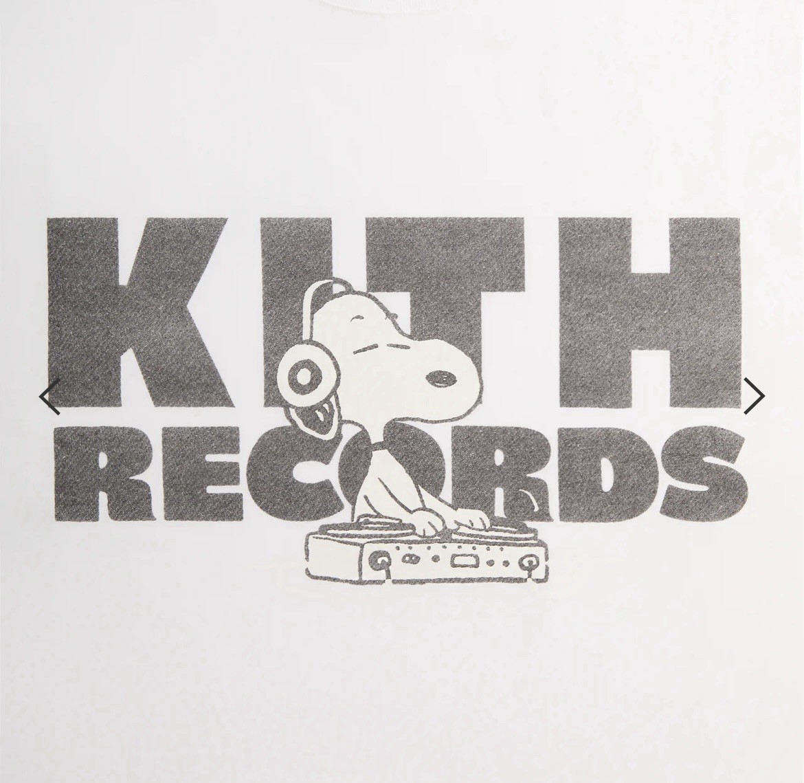 ★25SS 入手困難★Kith for Peanuts Kith Records Vintage Tee Kith for Peanuts Puffer Vintage Tee - Black – Kith Europe