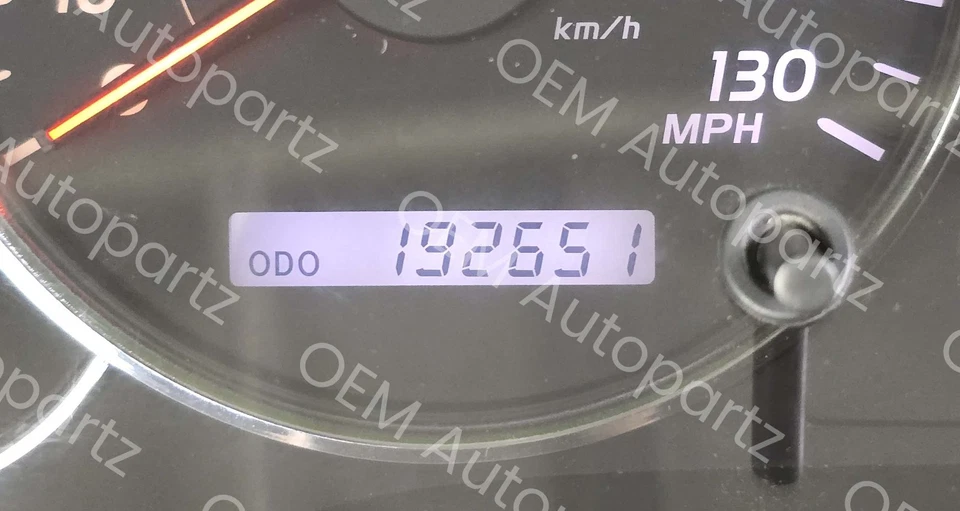 Lexus GX470 2003-2009 medidor de velocidad calibre de grupo ODO 217 k millas LHD fabricante original usado Foto 3 de 4