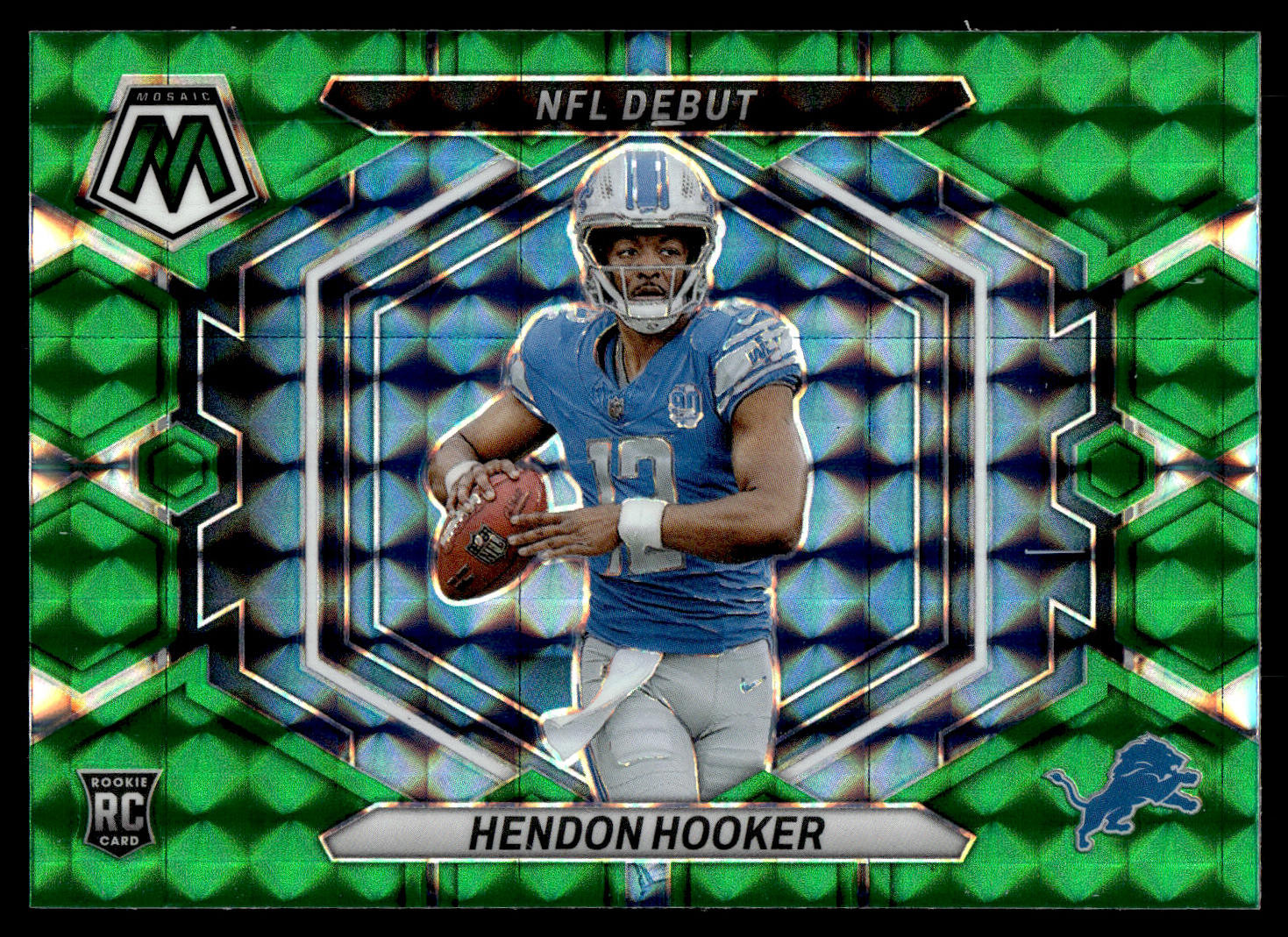 2023 Panini Mosaic Green Mosaic #ND-1 Hendon Hooker RC