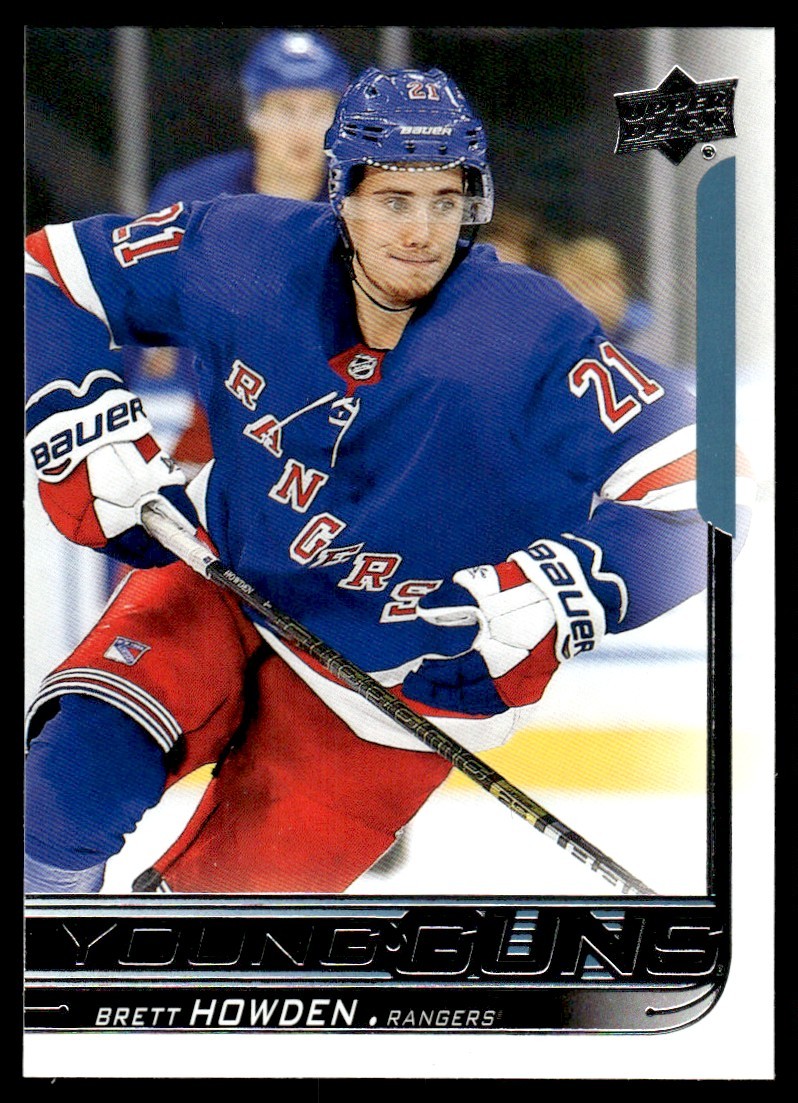 2018-19 Upper Deck Young Guns Brett Howden Rookie New York Rangers #215