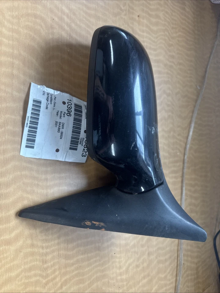 Espelho lateral esquerdo 2001 SAAB 9-3. Preto. Potência. Fabricante de equipamento original - Imagem 2 de 4