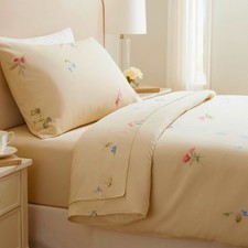 Completo Lenzuola Matrimoniali Caleffi in 100% Cotone Art. Floral 2