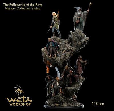 Weta Workshop Herr der Ringe Masters Collection Die Gefährten 110cm Limited RAR