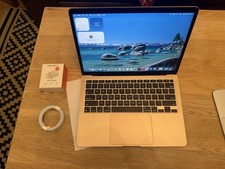 M1 Apple MacBook Air 13in (256GB SSD, 8GB) Rose Gold, Battery Health 94%