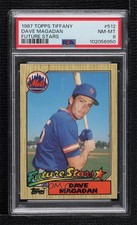 1987 Topps Future Stars Tiffany Dave Magadan #512 PSA 8 0e2x