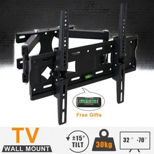 Full Motion HDTV TV Wall Mount Bracket 32 36 37 40 42 47 50 52 55 60 65 70 inch