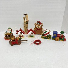 Christmas Tree Decorations Lot Of 9
