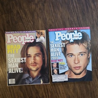 Brad Pitt Sexiest Man Alive 1995 2000 People Weekly Magazine