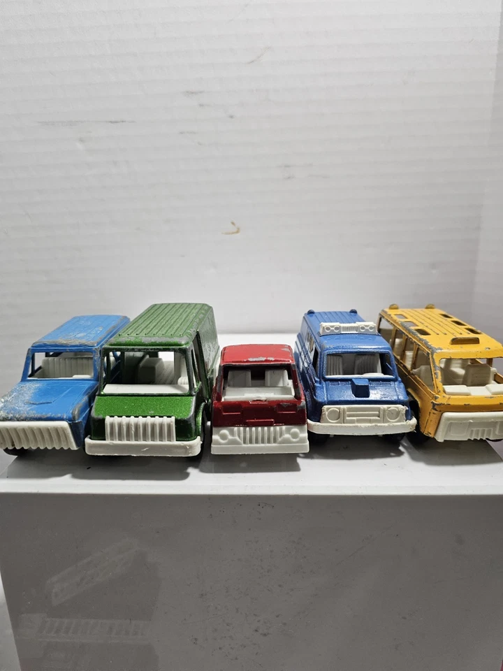 Camión de comida Jeep TOOTSIETOY vintage 1969-70 lote de 5 envío el mismo día Foto 3 de 4