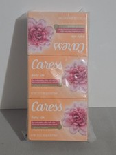 Caress 3 pk 3.15 Daily Silk Bar White Peach  Orange Blossom Floral Oil Essence