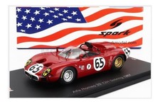 Spark Alfa Romeo 33 Spider Team Autodelta N 65 12h Sebring 1967 A.de Adamich T.zeccoli 1:43 US314