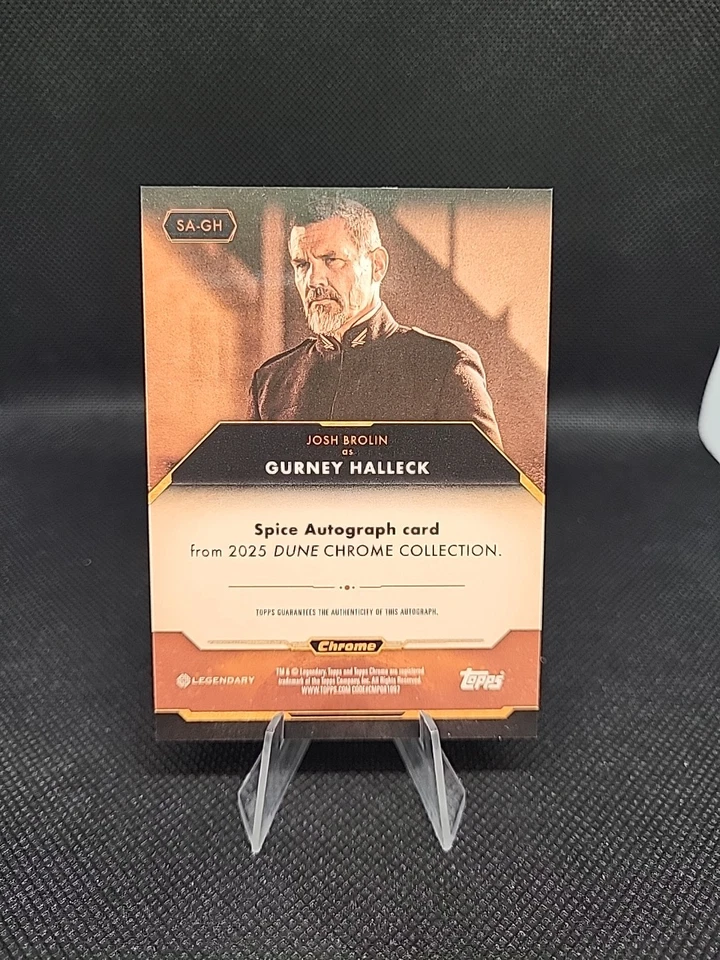 2025 TOPPS CHROME DUNE SPICE AUTO JOSH BROLIN AS GURNEY HALLECK - image 2 of 2
