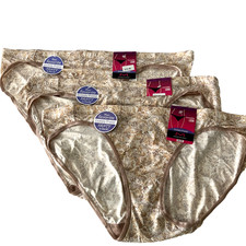 NEW Maidenform 3 Pair Barely There Invisible Look Bikini Panties 2XL/9