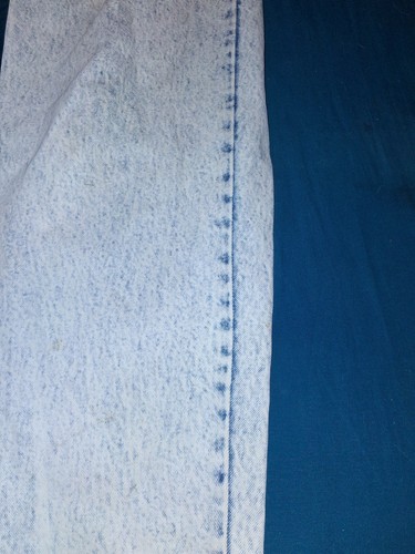 Vintage 80s Jordache Basics Acid Wash Jeans Made in USA Women Measurement In Pic - Picture 3 of 12