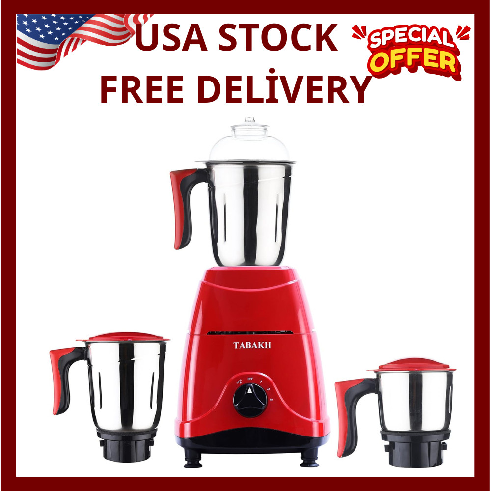 650W Indian Mixer Grinder | 110V Mixie for Easy Cooking & Blending