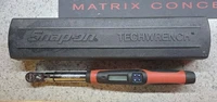 Snap-on TECH2FR100 3/8" Drive Techwrench Flex-Head Torque Wrench Red w Case
