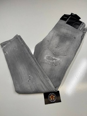Dsquared Jeans Skater S74LB1244 SS23 hellgrau UVP 450£ Größe 46 / W30 /L30 