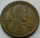 US 1913-S Lincoln Wheat Cent  **