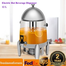 12L Commercial Hot Milk Tea Dispenser Beverage Chocolate Drinking Machine 110v