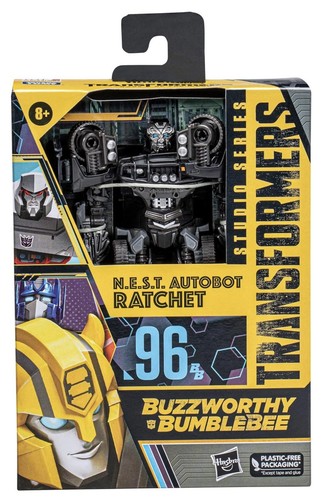 Transformers Studio Series 96 Buzzworthy Bumblebee NEST Ratchet Damaged Box