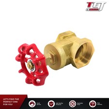 200psi 1-1/2" NPT Brass Gate Valve DN40 Female Threaded Rotary Globe Valve