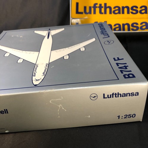 Schabak Lufthansa Cargo Boeing 747 F Model Airplane 1:250 Scale Germany 1026/1 - Picture 22 of 24