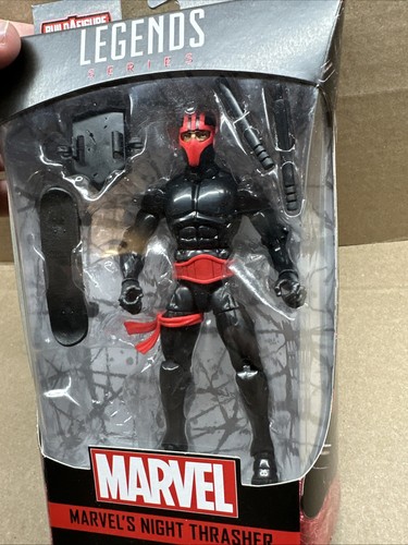 Marvel Legends Night Thrasher w/ Kingpin BAF MISB 6" Figure MISSING PART (leg) - Picture 4 of 9