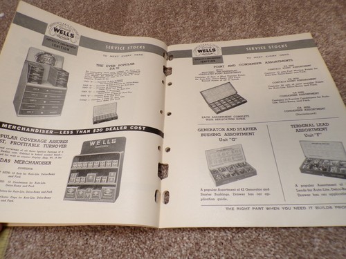 Vtg 1956 Wells Automotive Ignition Parts Catalog Fond du Lac WI - Picture 5 of 12