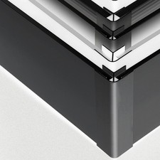  4 connettori angolari per battiscopa da cucina, battiscopa, connettori angolari