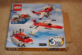 2012 Lego Creator Propeller Adventures 3 in 1 7292 3 Sealed Bags 1 Open Bag