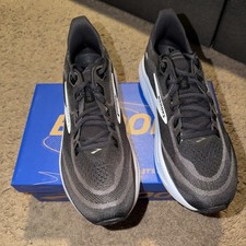 Brooks Ghost 18 Black Grey White 110493-1D-090 Sz 12 NEW