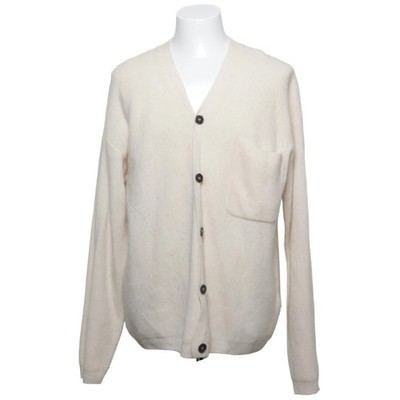 Zara, Strickjacke, Herren, Größe: XL, Weiß, Fischgräte, Feinstrick #NjF