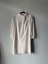 Calvin Klein Shift Bow Sheer Sleeve Dress Size 4