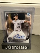 2025 Bowman - Chrome Prospect Autographs Chase Dollander #CPA-CD (AU, RC)